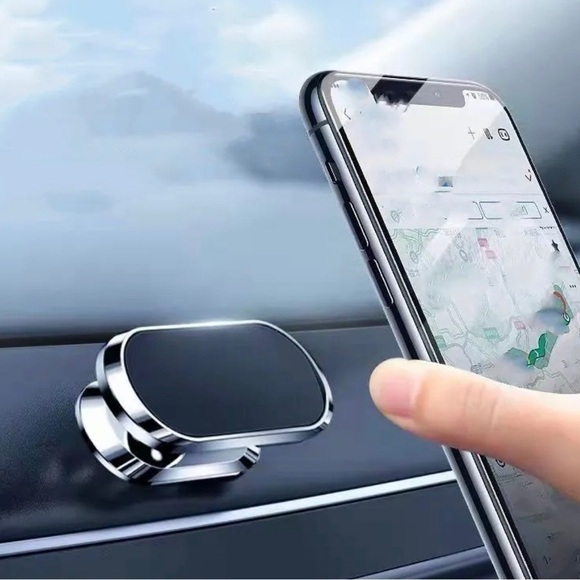 5 Magnetic cell phone mounts - 360 rotation - Black Alloy - NWT - Picture 1 of 10